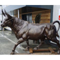 Hot Cast Menthod large brass bull statue